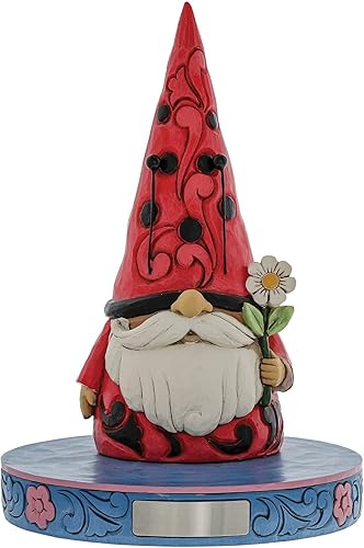 Miniatura 4 de Enesco Jim Shore Heartwood Creek - Figura de gnomo de mariquita, 6.5 pulgadas, multicolor