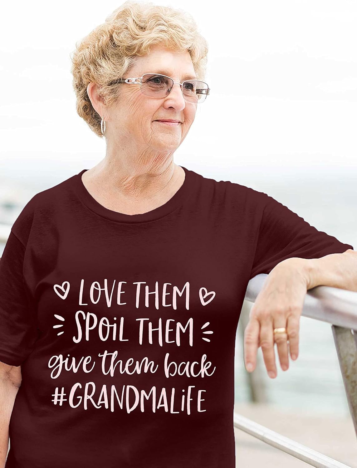 Grandma Life Shirt Women Love Them Spoil Them Give Them Back Tshirt Grandma Shirts Gift for Grandmather - Image 2