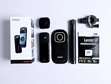 Capture every detail of your adventures with the V2-360 Action Camera's 72MP resolution, ensuring your images stay vibrant and sharp, even when lighting is less than ideal.