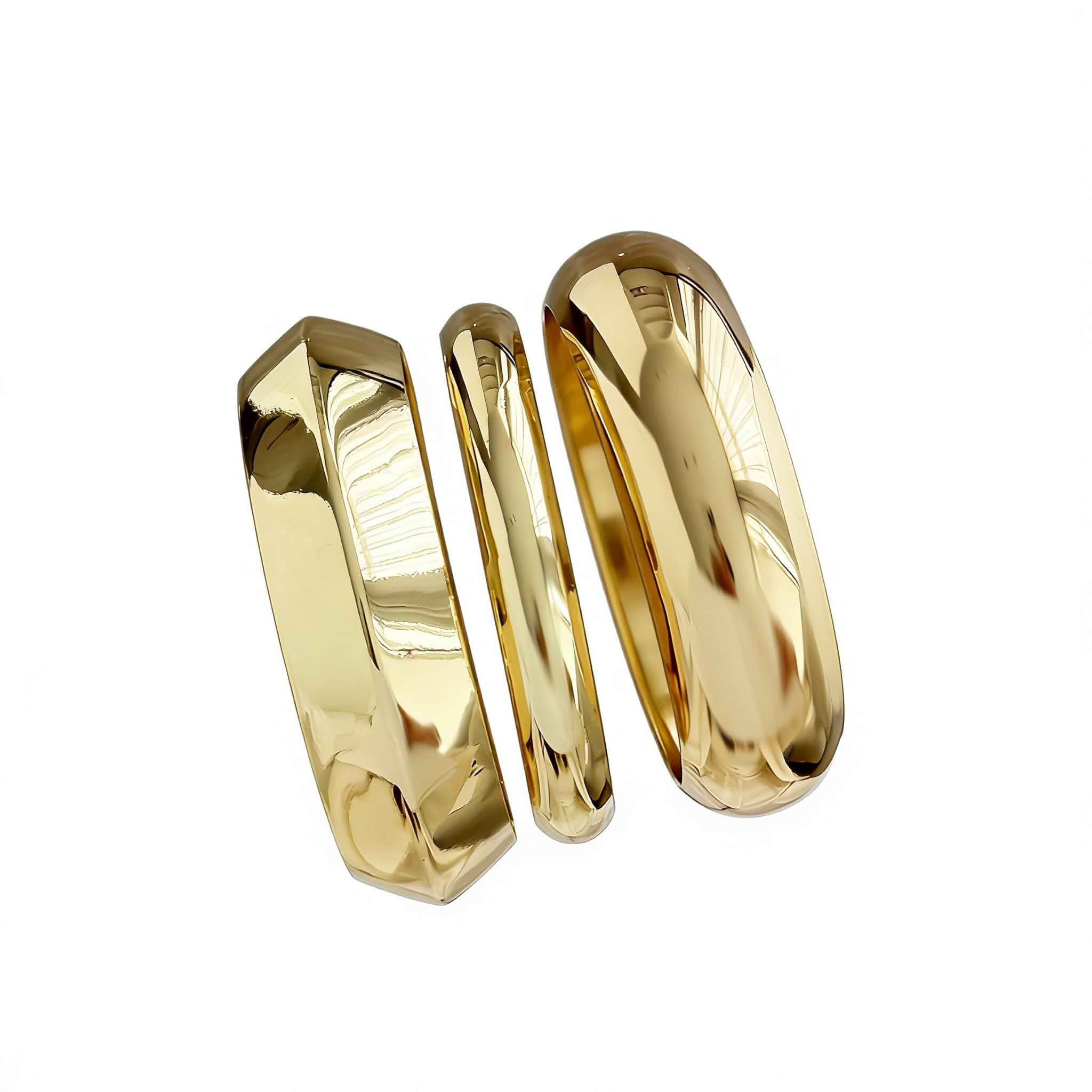 Chunky Gold Bangle Bracelets for Women Stack Wide Wrist Silver Cuff Bracelet Fashion Statement Jewelry Gift Accessories