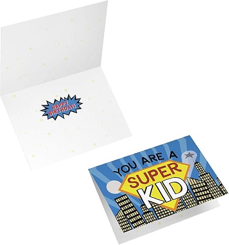 Miniatura 6 de Tiny Expressions 6 tarjetas de cumpleaños para niños con mensajes interiores y sobres (6 tarjetas de cumpleaños para niños)