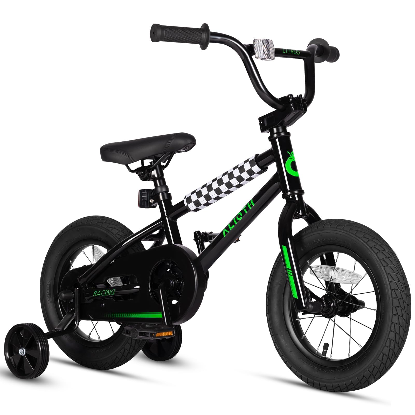 bmx style 12 14 16 inch kids bike training wheels 20'' bicycle with kickstand for 2-14 years old toddlers boys girls coaster brake multiple colors