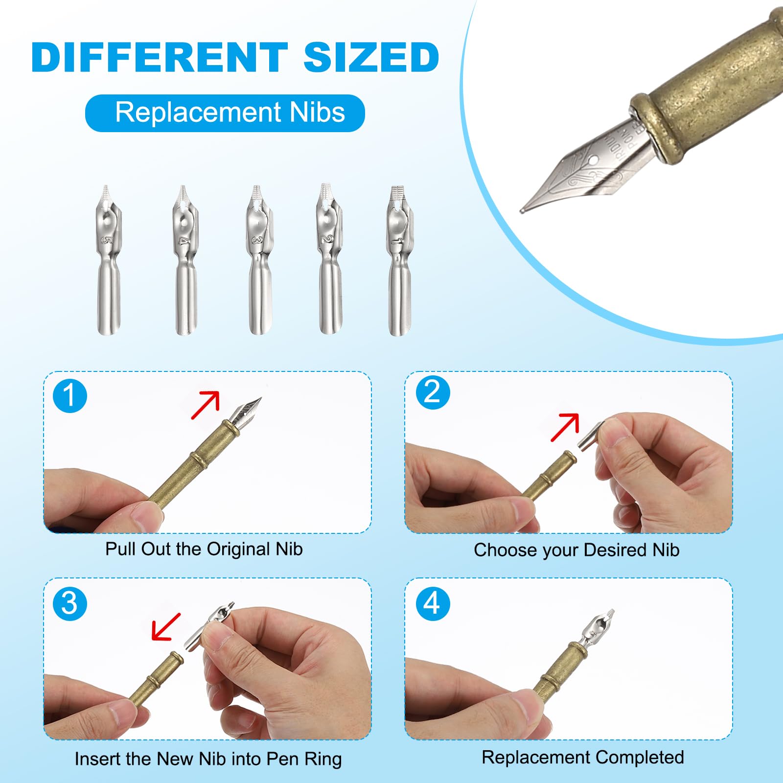 PATIKIL Feather Pen - Image 4