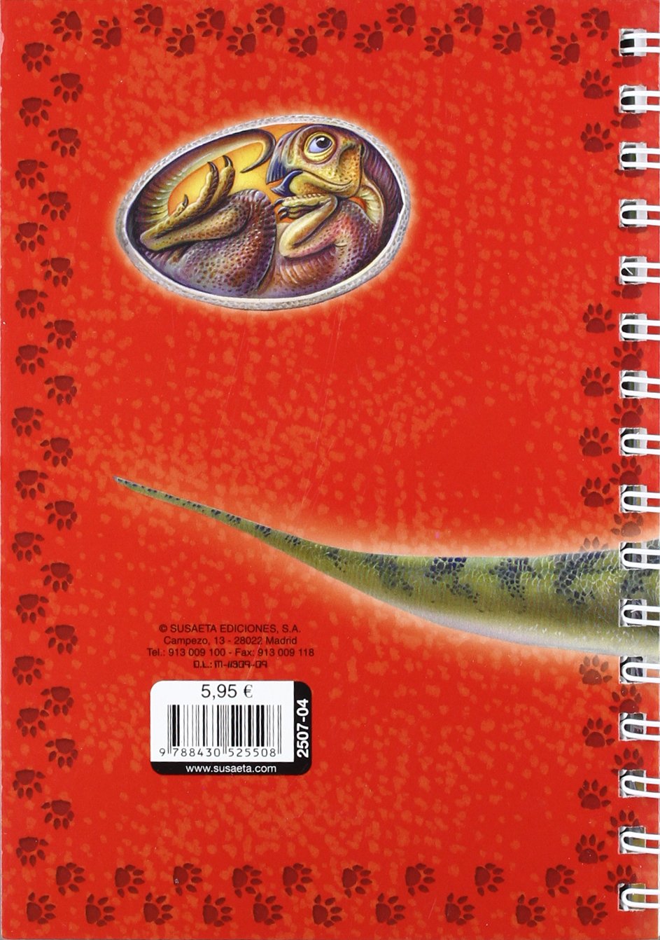 Agenda escolar permanente - Dinosaurios (Agenda Dinosaurios)