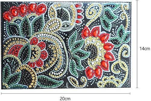 Miniatura 6 de FLAIGO 5D DIY borla diamante pasaporte cubierta por números kits regalo de lectura, pintura punto de cruz, taladro parcial de cristal de diamantes