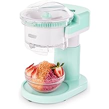 Dash Shaved Ice Maker - Frozen Dessert Maker for Snow Cones, Slushies, Cocktails &amp; More - Easy to Use &amp; Clean - Space-Saving Design - Aqua
