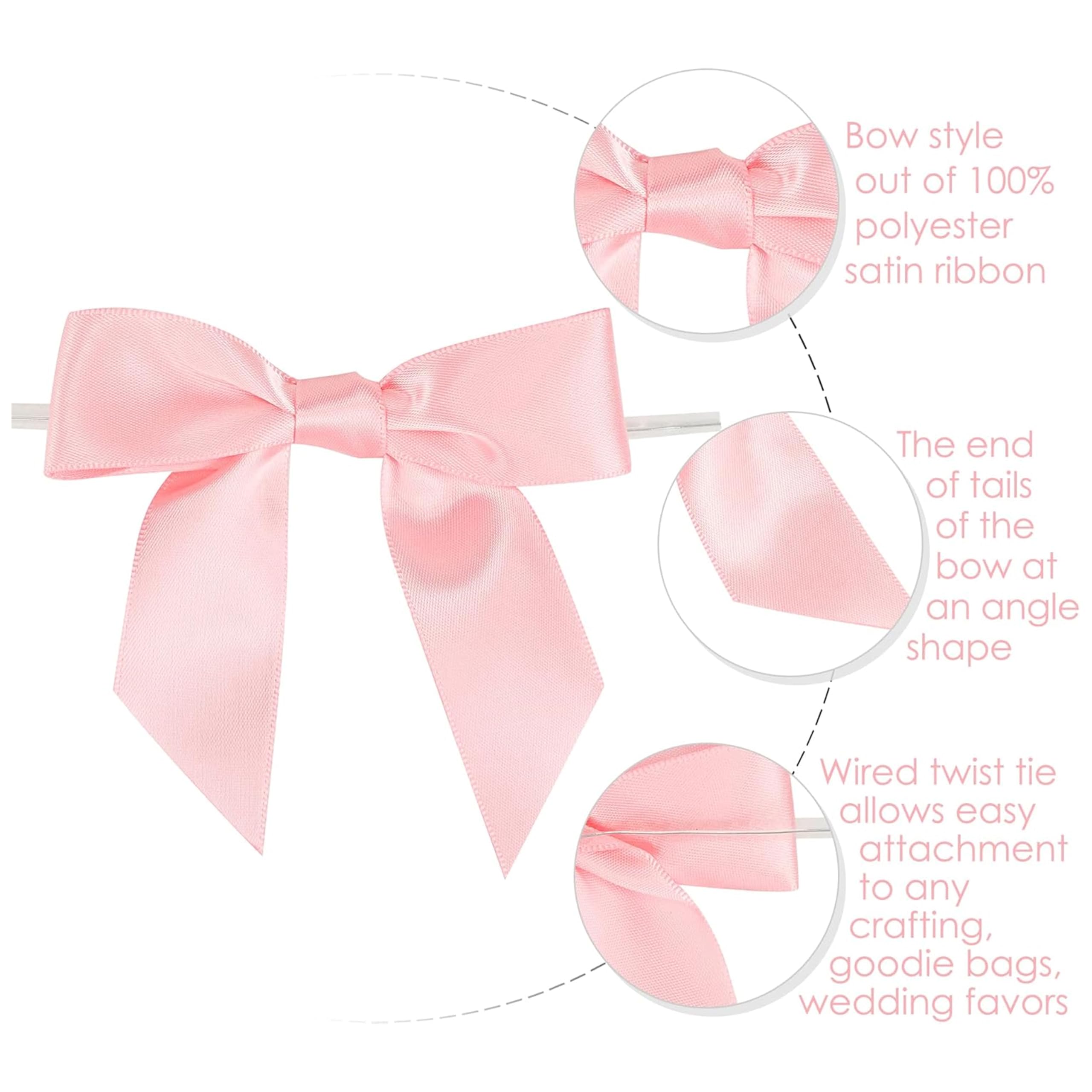 Lazo De Regalo De Cinta Metálica Rosa Para El Día De San Valentín; Regalos Variados Con Lazos De Tirón Para Ctas Y Cajas De Regalo En Color Metálicos Brillant - China Cerdas