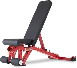 REP AB-3000 2.0 Adjustable FID Weight Bench - 1000lb Capacity Flat Incline Decline Home Gym Bench