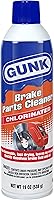 GUNK Chlorinated Brake Parts Cleaner 19oz Aerosol Spray, Case of 6 - Fast-Drying Non-Flammable Degreaser for Brakes & Parts
