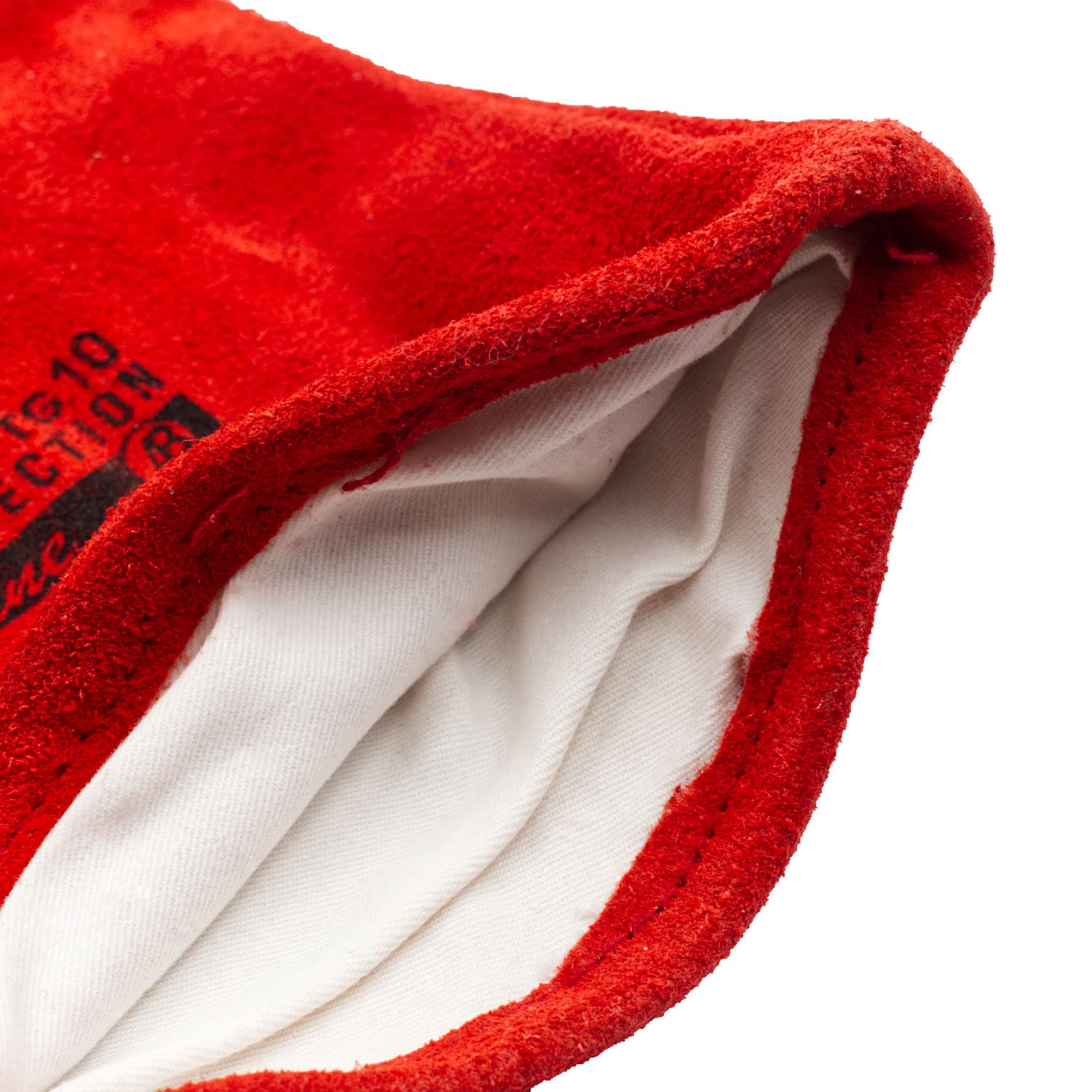 ISSALINE Gants de soudage de cuisine résistants à la chaleur, gants professionnels en cuir résistants à haute température, accessoires four, barbecue, souder, cuisine, protection taille 10