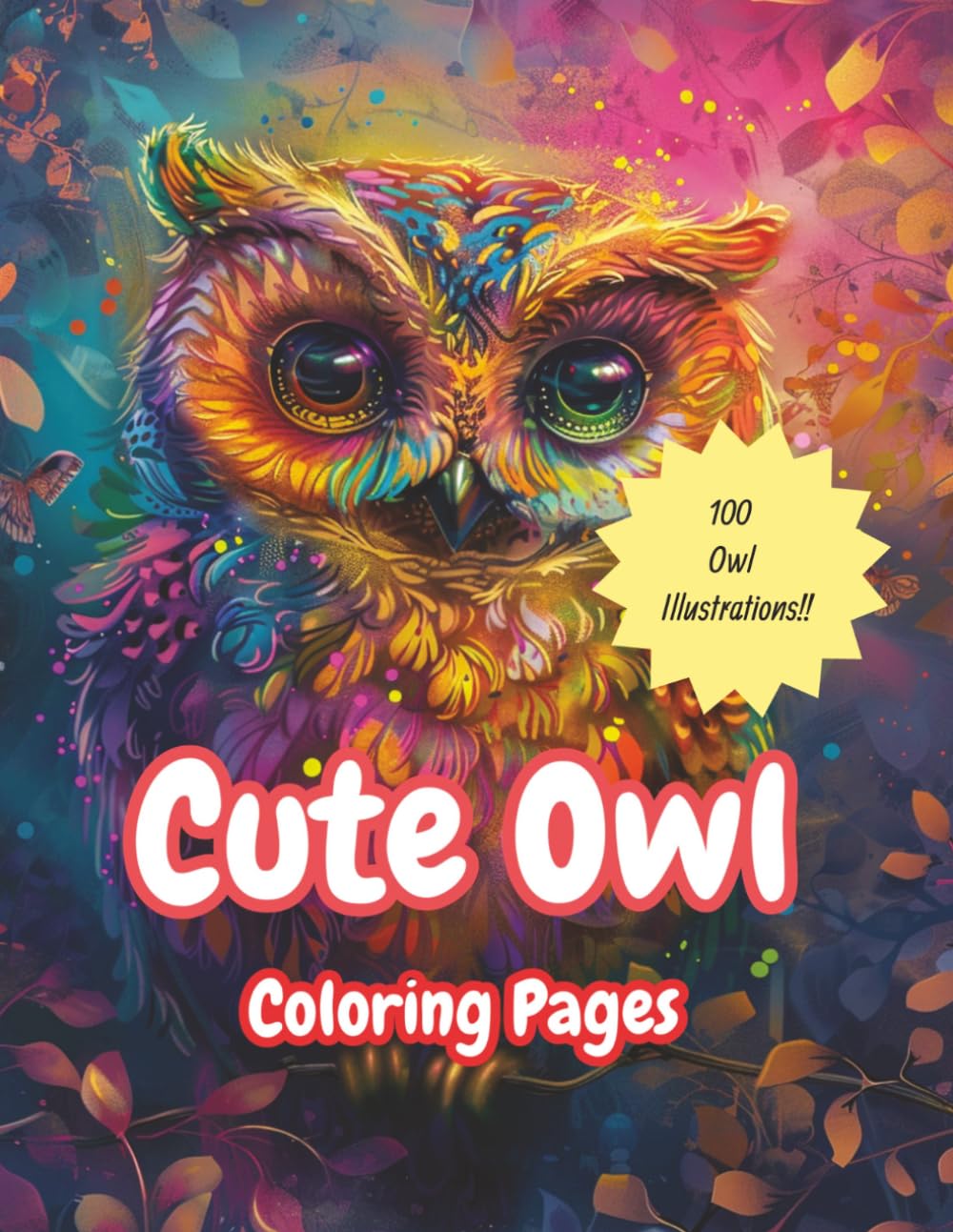 Cute Owl Coloring Pages
