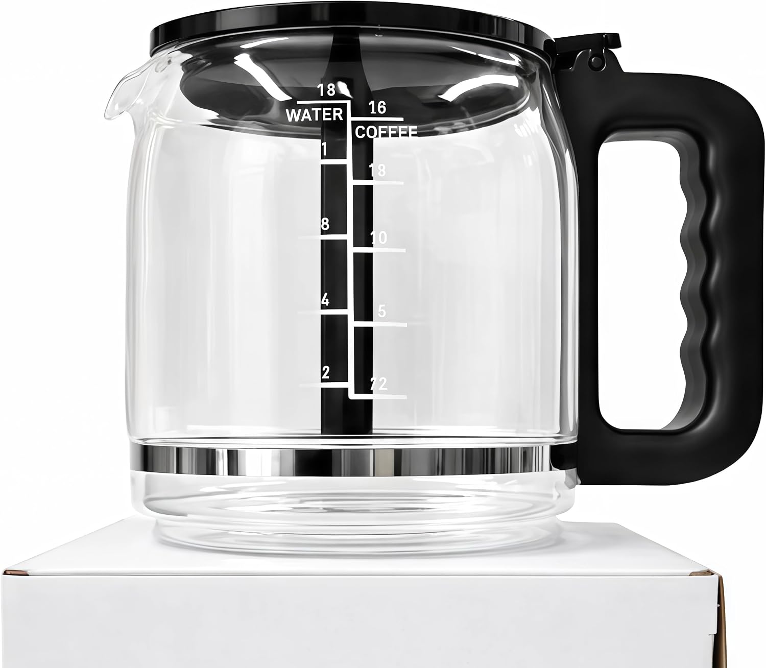 SS-9100053150 （14 cups） coffee pots with lids Replacement Part，Compatible with KRUPS KM208D50/RV0