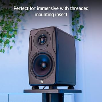 IK Multimedia iLoud Precision 5 MKII Studio Monitor 5 Nearfield Speaker with Graphene Tweeter, ARC X Room Correction, Virtual Monitoring, Acoustic Measurement & Linear Phase Response