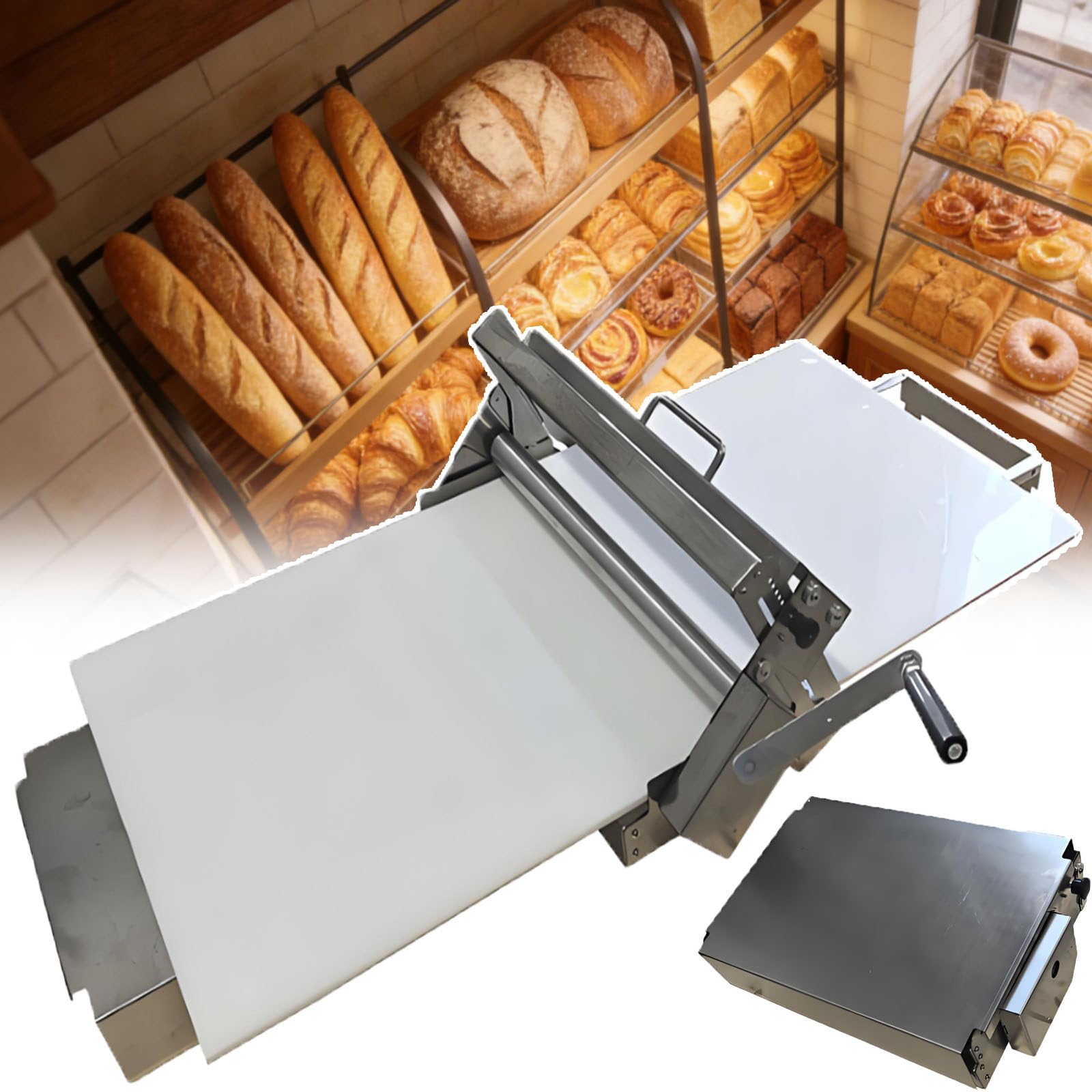 Laminoir manuel pliable pour reussir la pate feuilletee maison