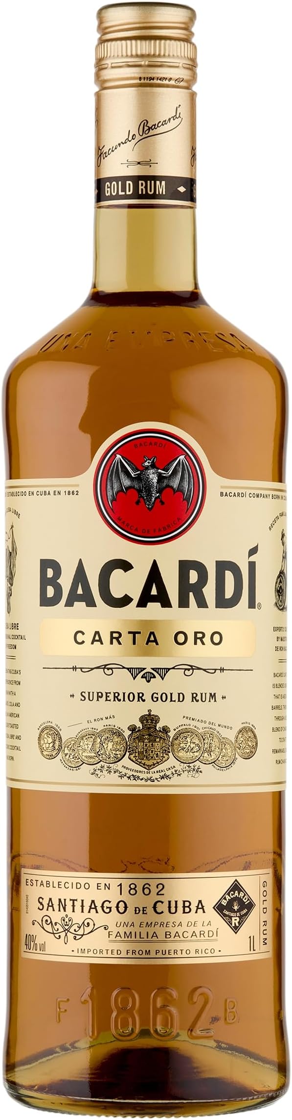 Bacardi gold 100 cl
