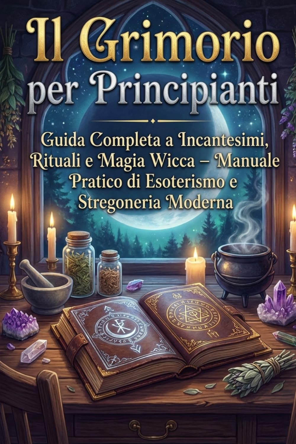Il Grimorio per Principianti: Guida Completa a Incantesimi, Rituali e Magia Wicca Manuale Pratico di Esoterismo e Stregoneria Moderna
