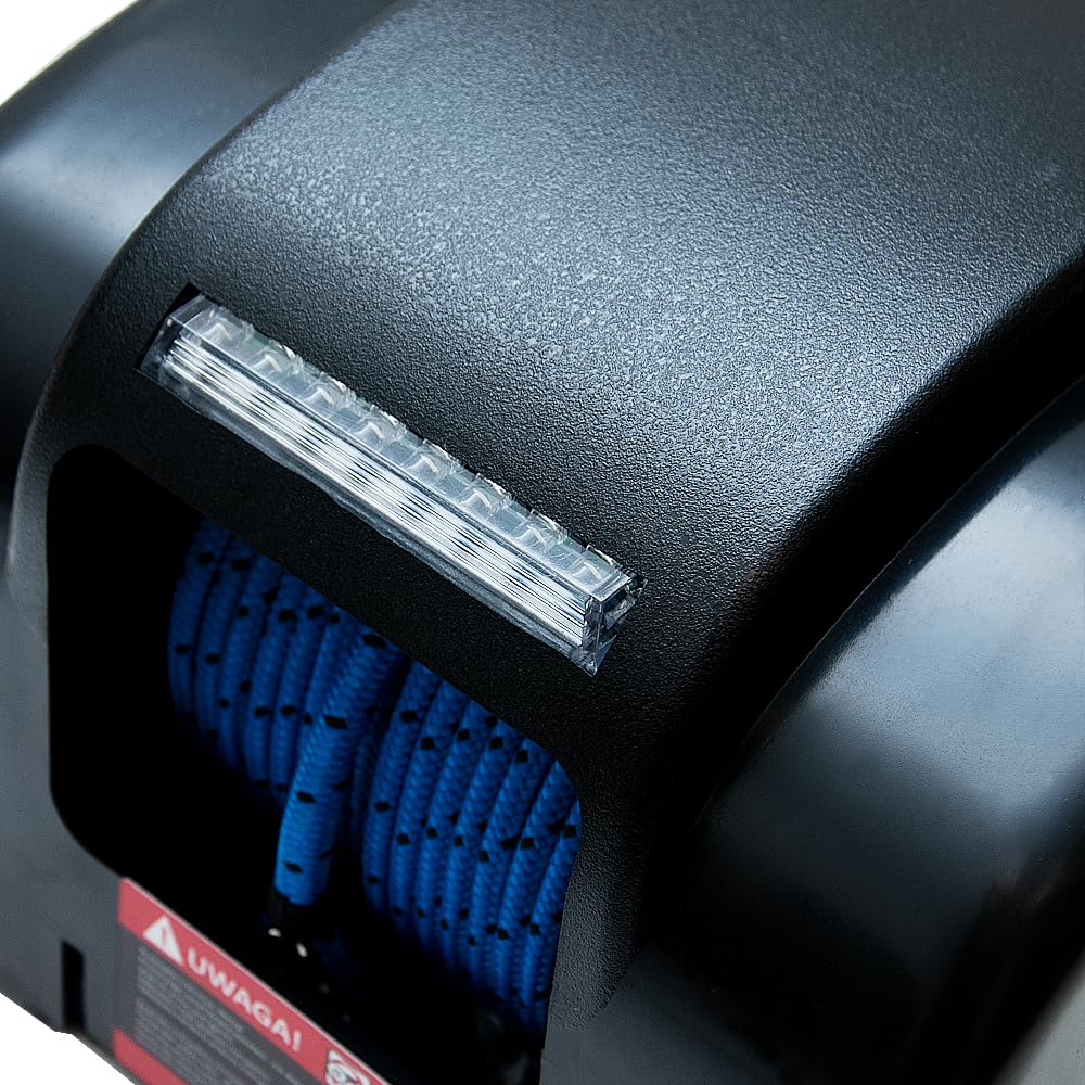 DRAGON WINCH Salpa Ancore Elettrico 12V 50 lbs (22 kg) – Verricello 150W con Corda Sintetica 30,5 m e Telecomando Senza Fili – per Barche da Pesca, Gommoni – Kit Completo Acqua Salata