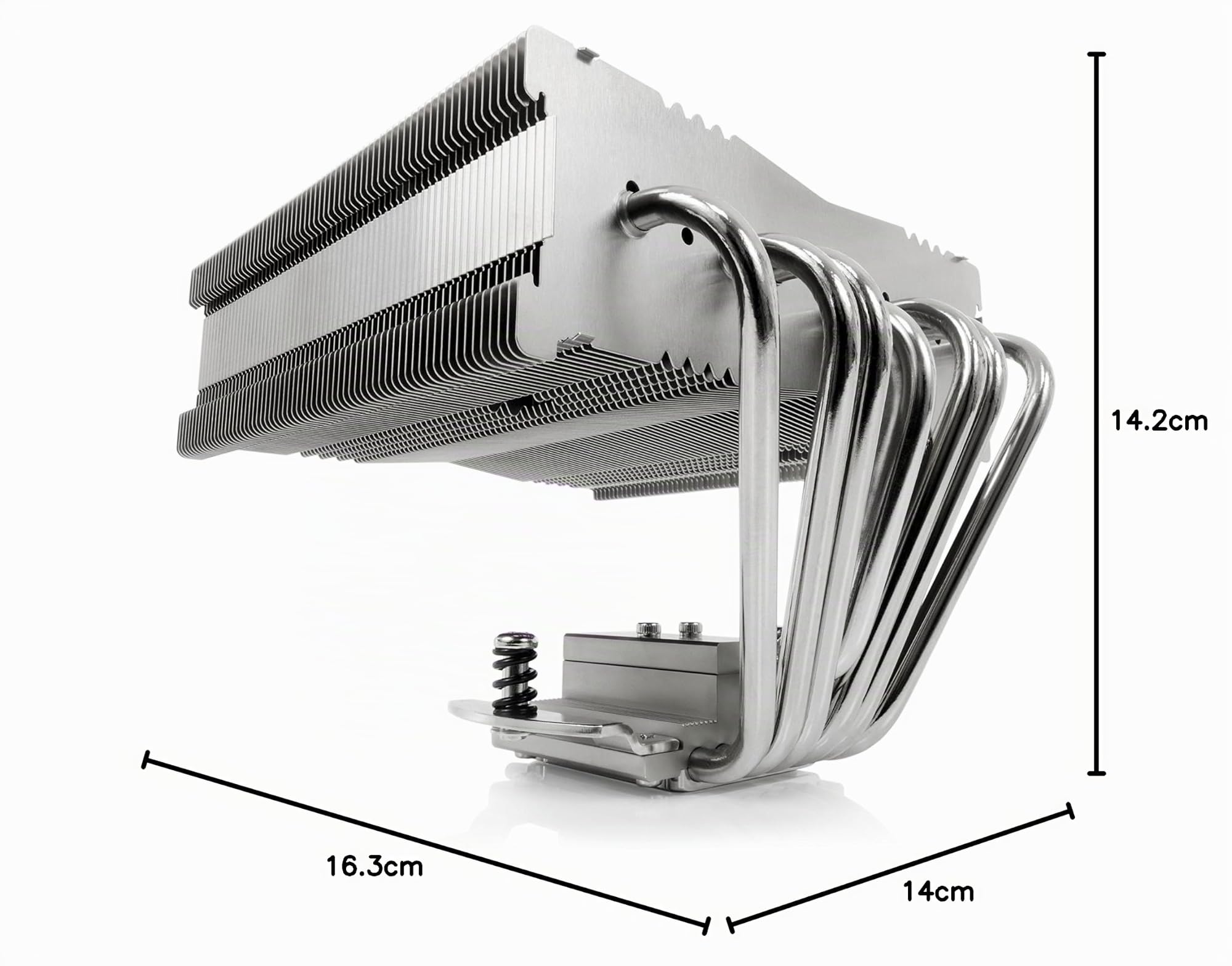 Noctua NH-C14S, Refroidisseur Haut de Gamme avec NF-A14 PWM 140 mm Ventilateur (Marron)