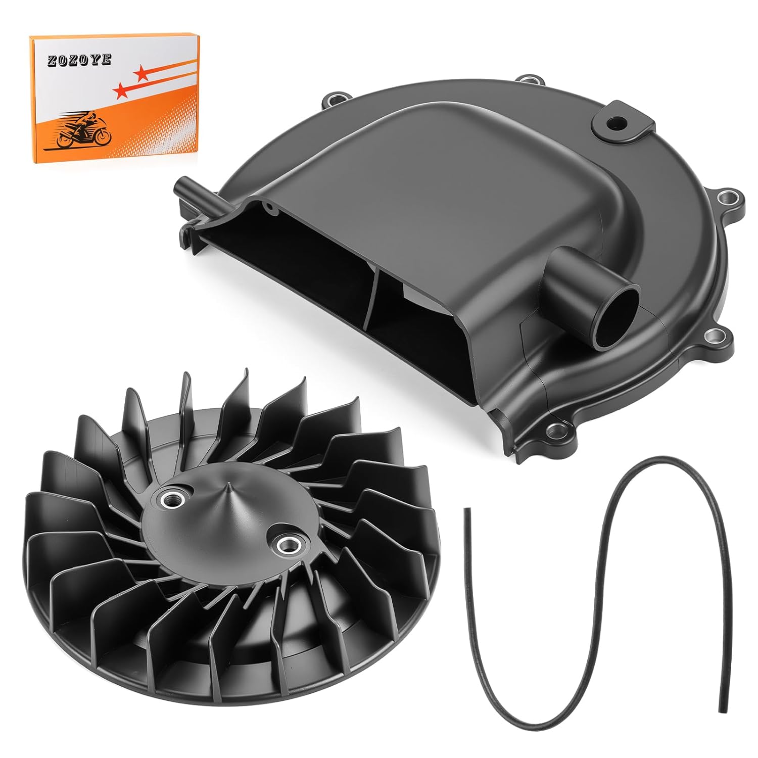 Cooling Fan & Cover W/Gasket for Suzuki QuadSport 80 LT80 1987-2006 17121-40B20 17110-40B00