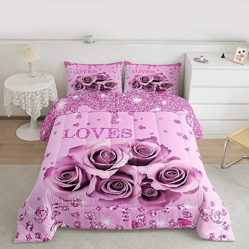 Miniatura 7 de Erosebridal Juego de ropa de cama retro floral de los años 60 y 70, tamaño matrimonial, color beige y blanco, edredón de plumón hippie colorido para