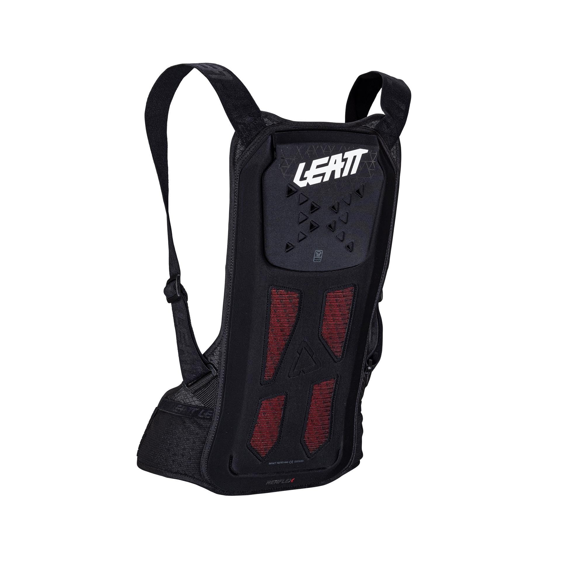 Leatt 5025202440, PARASCHIENA REAFLEX Stealth (160-172CM) S/M Unisex-Adult