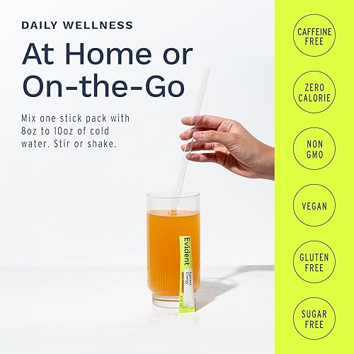 Miniatura 3 de EVIDENT WELLNESS Ageless Energy Powder  Suplemento CoQ10 con taurina, vitaminas B6 y B12 y ATP  Ayuda a mejorar la energía y la función cardíaca,