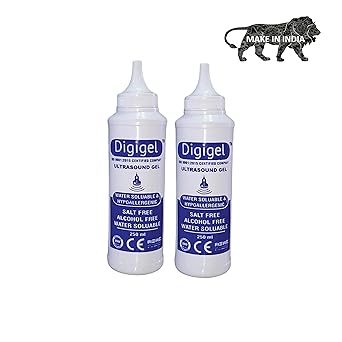 Ultrasonic Gel for Ultrasound/ECG/Physiotherapy gel 250ML (Pack of 2)