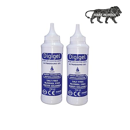 Ultrasonic Gel for Ultrasound/ECG/Physiotherapy GEL PACK OF 2(250MLX2)