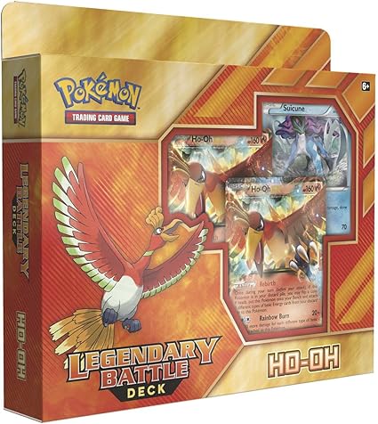 Amazon Com Pokemon Cards Ho Oh Lugia Legendary Bandeja De Batalla Caja Juguetes Y Juegos