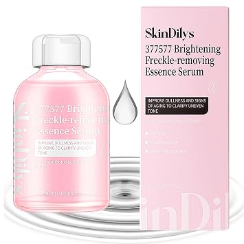 SkinDilys Australian Brand 377+577 Brightening Face Serum 30ml / Even Skin Tone with -Arbutin, Fade Dark Spots, Boost Radiance, and Improve Texture for Clearer, more Luminous Complexion