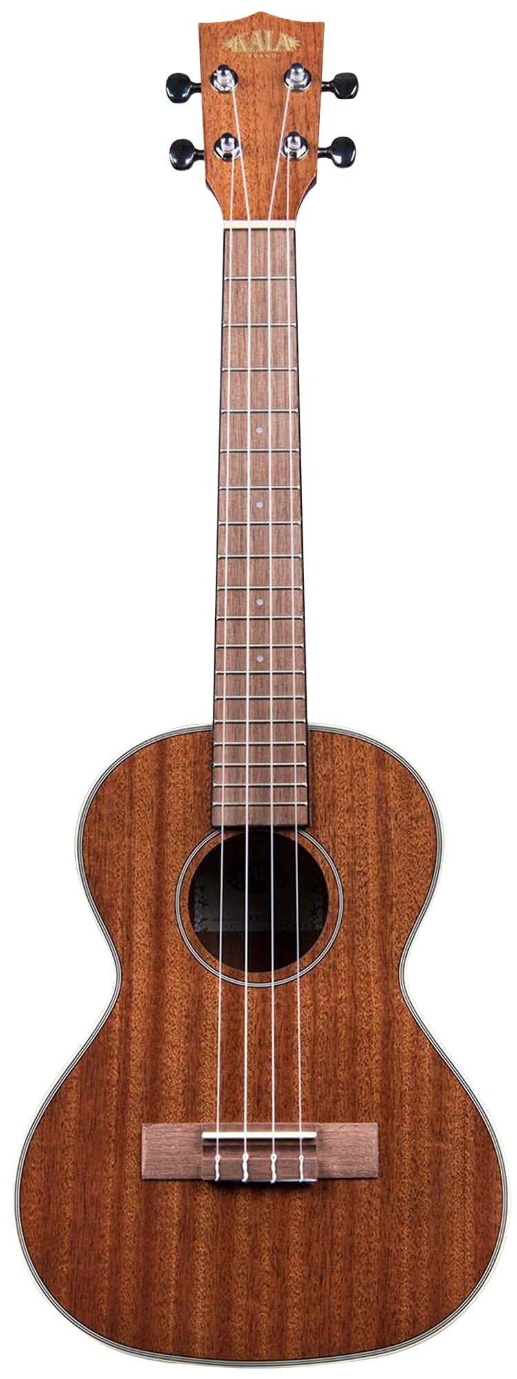 Kala KA-TG Gloss Mahogany Tenor Ukulele Bundle with Gig Bag, Tuner, Strap, Strings, Austin Bazaar Instructional DVD, and Polishing Cloth