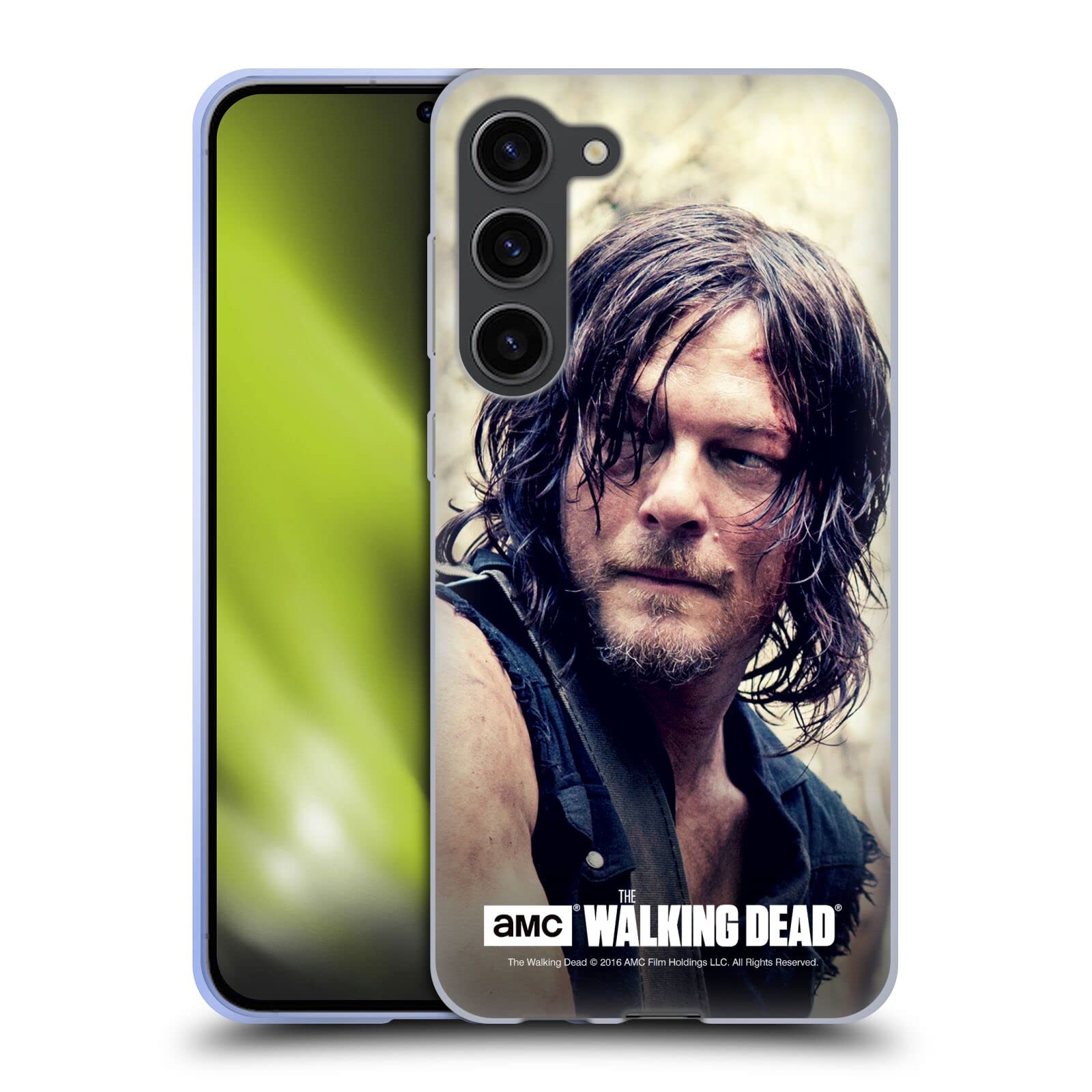 Head Case DesignsHead Case Designs Officially Licensed AMC The Walking Dead Half Body Daryl Dixon Soft Gel Case Compatible with Samsung Galaxy S23+ 5G