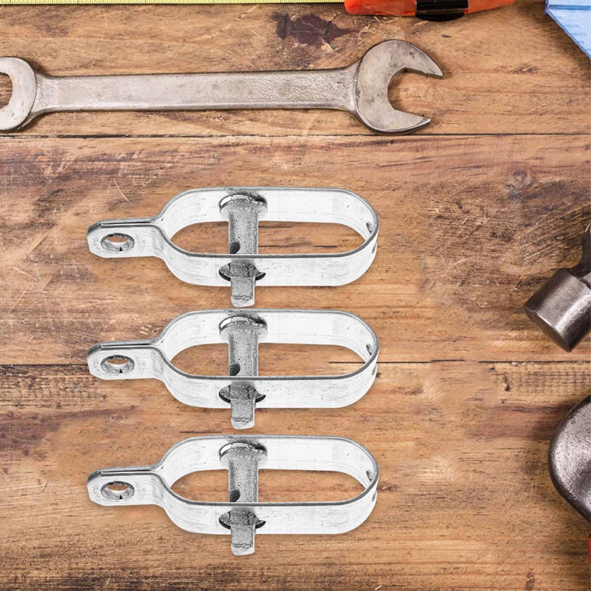 Amosfun 4 Set Tenditore Per Recinzione Da Giardino Da Resistente E Facile Da Installare Per Strutture E Recinti Tensionatore Per Filo E 2 Pezzi * 4