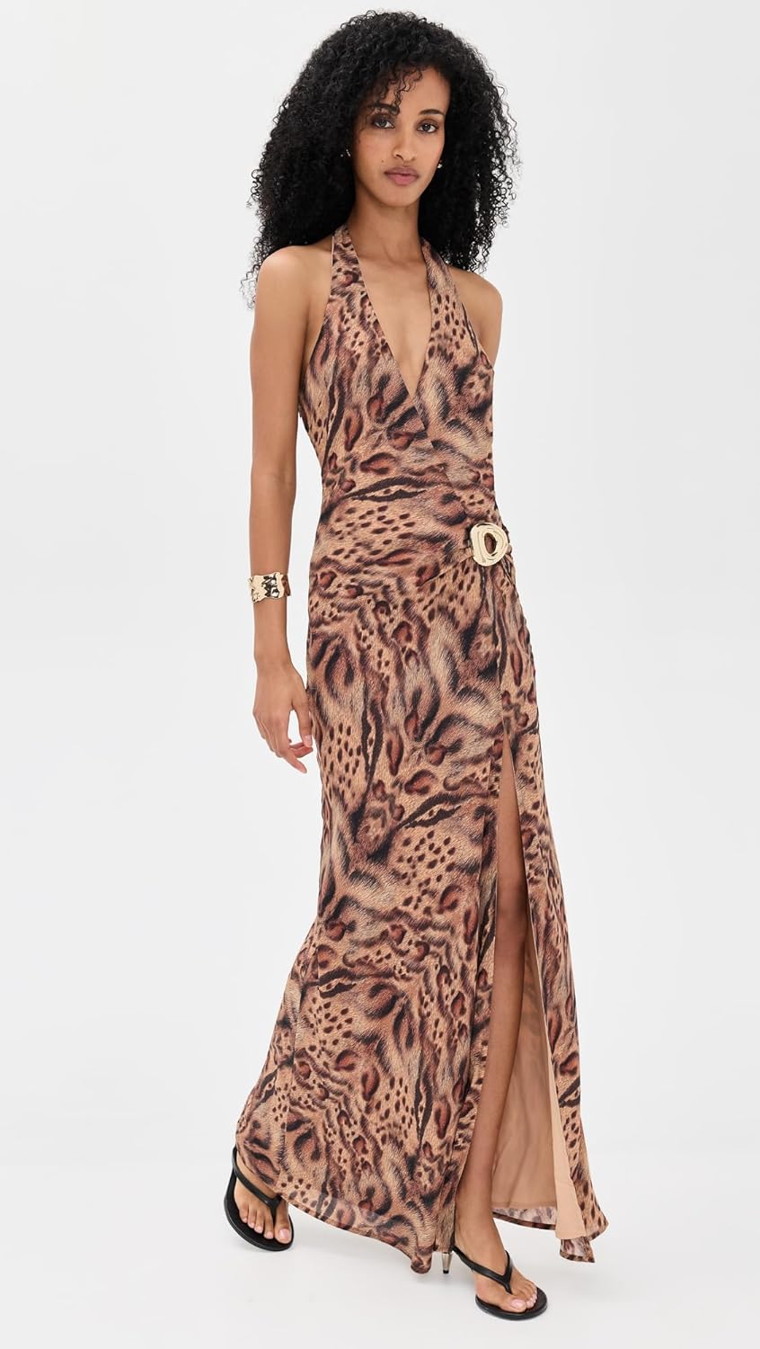 Women's Mabella Halter Maxi Dress - Image 5