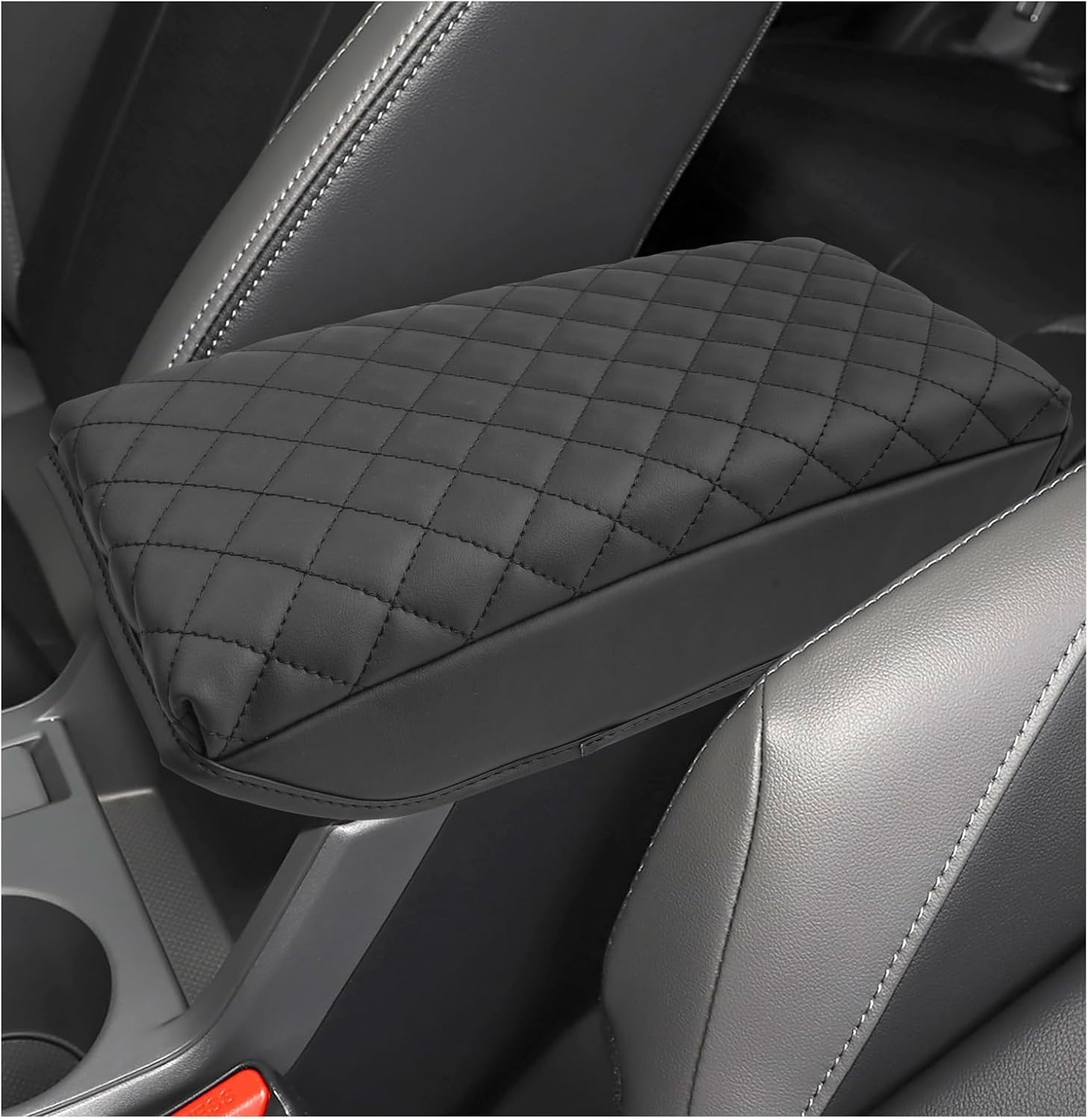 SXCY for 2024 2025 2026 Crosstrek Armrest Cover (Thickened) for Subaru Crosstrek 2025 2026 Accessories 2024-2026 Crosstrek Center Console Cover 2025 2026 Crosstrek Middle Console Cover