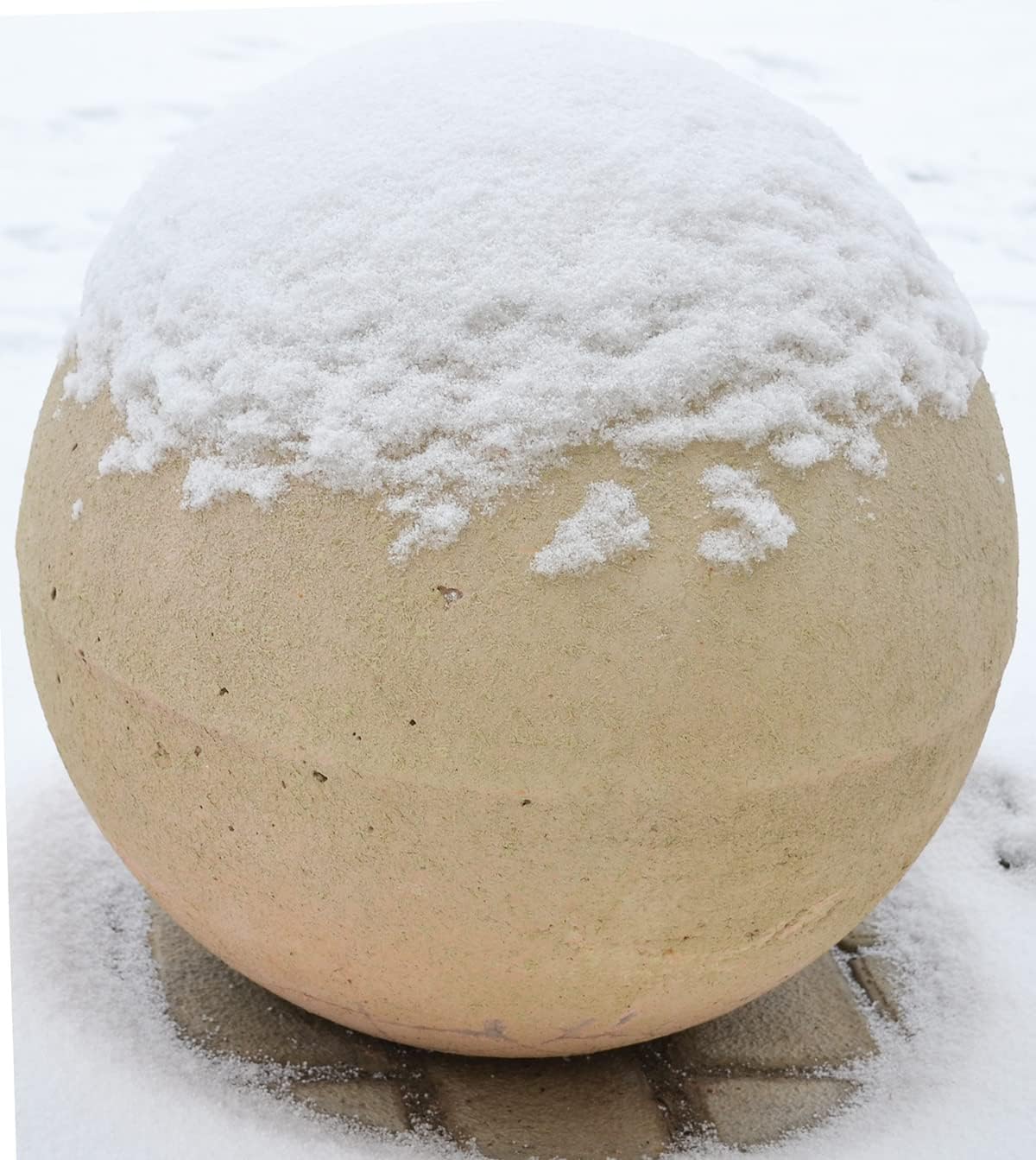 SvitMolds DIY Set: 2 pc Ball Sphere Molds for Concrete Cement Orbs - Atlas Stone Molds for Garden Decor - 11.8'' Dia P27