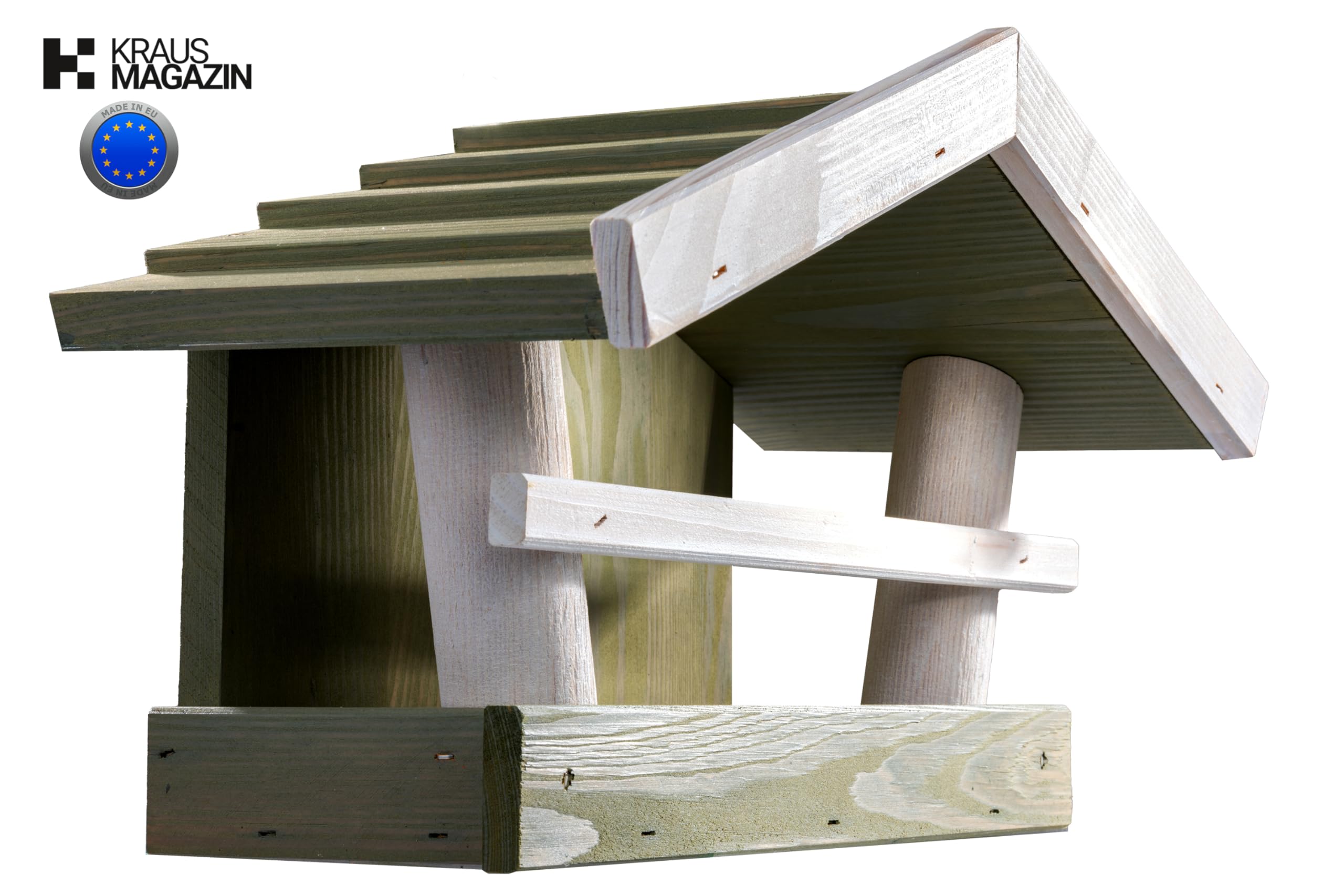 Vogelfutterhaus zum Aufhängen-Vogelfutterhaus aus Holz-Bird House-Vogelhäuschen wetterfest zum hängen-Bird Fedder House-Vogelhaus