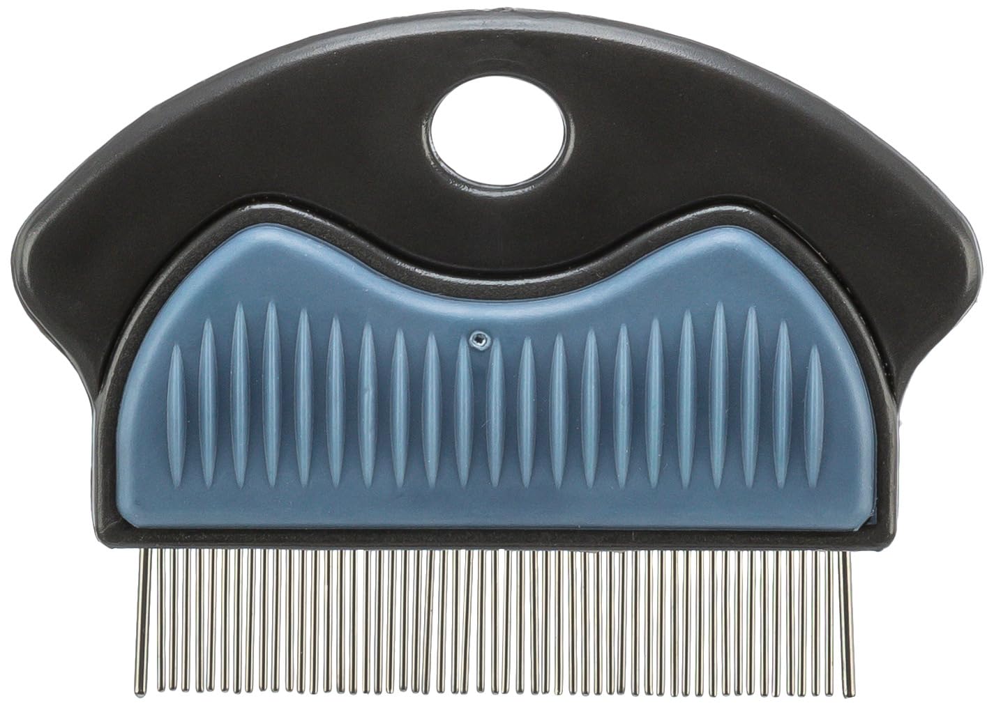 TRIXIE Peigne anti-puces et poussière - pour diagnostiquer les puces et les poux - manche plastique caoutchouté - pour tous types de pelage - 7 cm - 23761