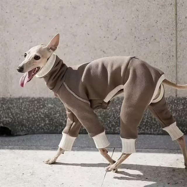 Foto 3 de 6 de UOSIA Mono De Cuerpo Completo para Perro Galgo, Pijamas para Clima Frío, Jersey Suave Y Cálido