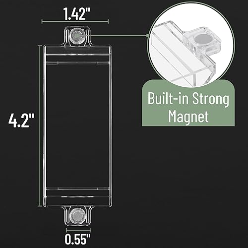 Vista 11 de Bates - Protector magnético para interruptor de luz, paquete de 2, transparente, a prueba de niños, cerradura, protector de interruptor de pared