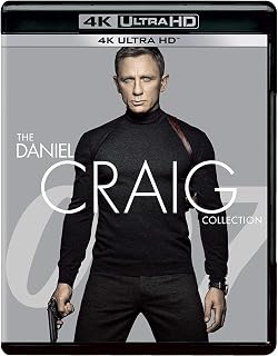 007: Daniel Craig as James Bond - 4 Movie Collection: Casino Royale (2006) + Quantum of Solace (2008) + Skyfall (2012) + S... Price In India