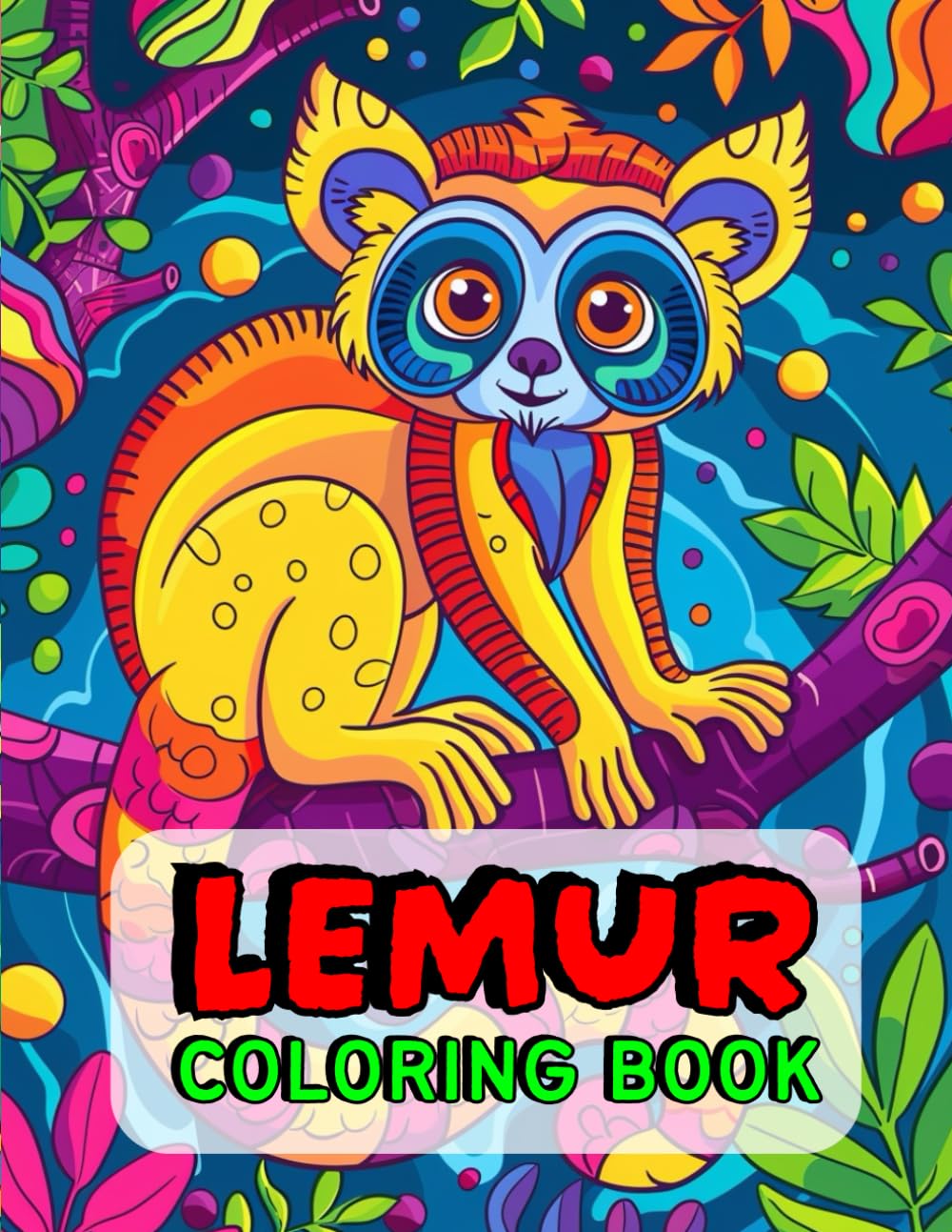 Lemur Coloring Book: A Creative Coloring Book of Nature's Playful Primates: LEMURS