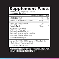 Vista 7 de Livingood Daily Cápsulas de vinagre de sidra de manzana con la madre (1500 mg) – Pastillas ACV con probióticos y potasio para mujeres y hombres