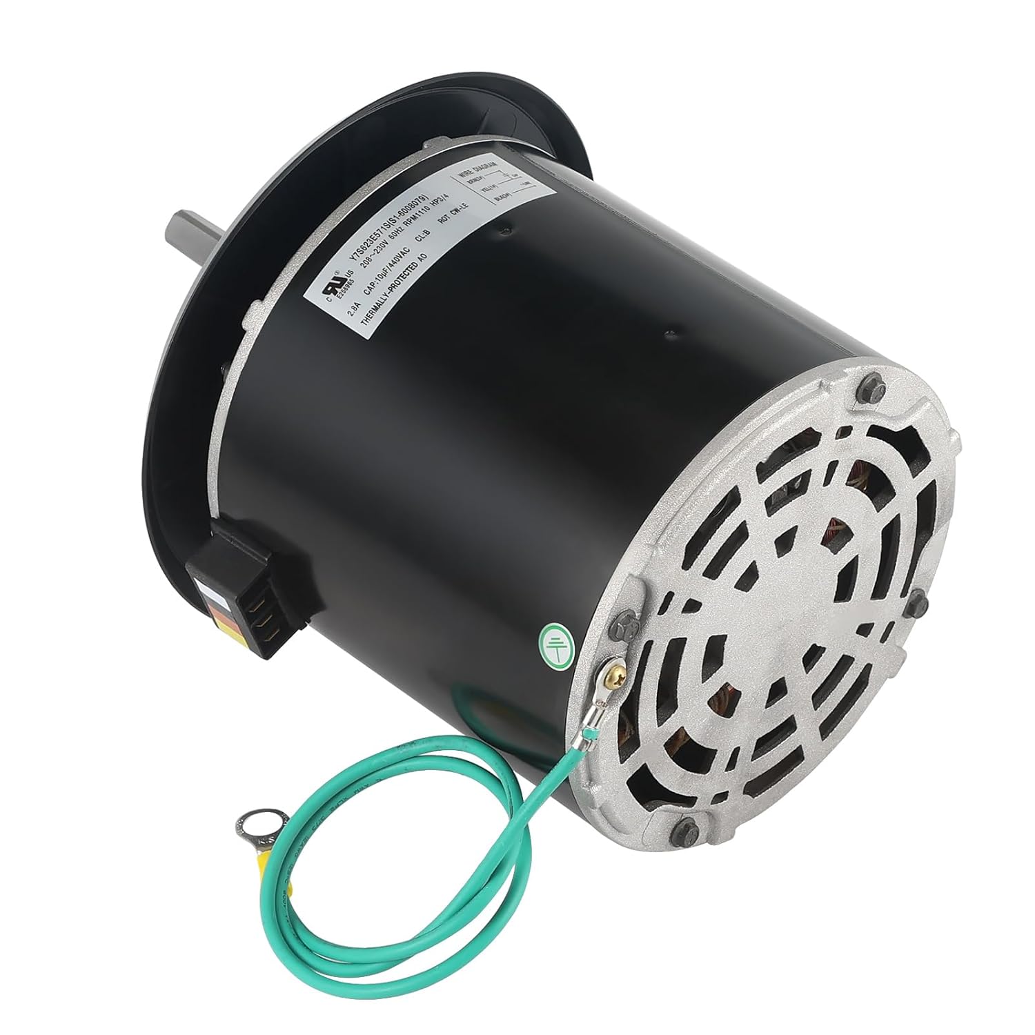 Upgraded Condenser Fan Motor Replacement for AO Smith F48T73A50, 3/4 HP, 460/308/415V, 1110 RPM