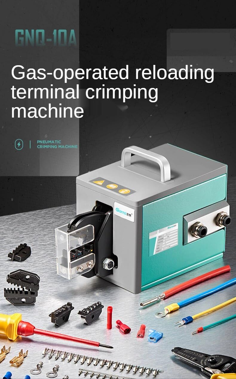 Herramienta de prensado neumática de escritorio, terminal frío, máquina prensadora multifunción