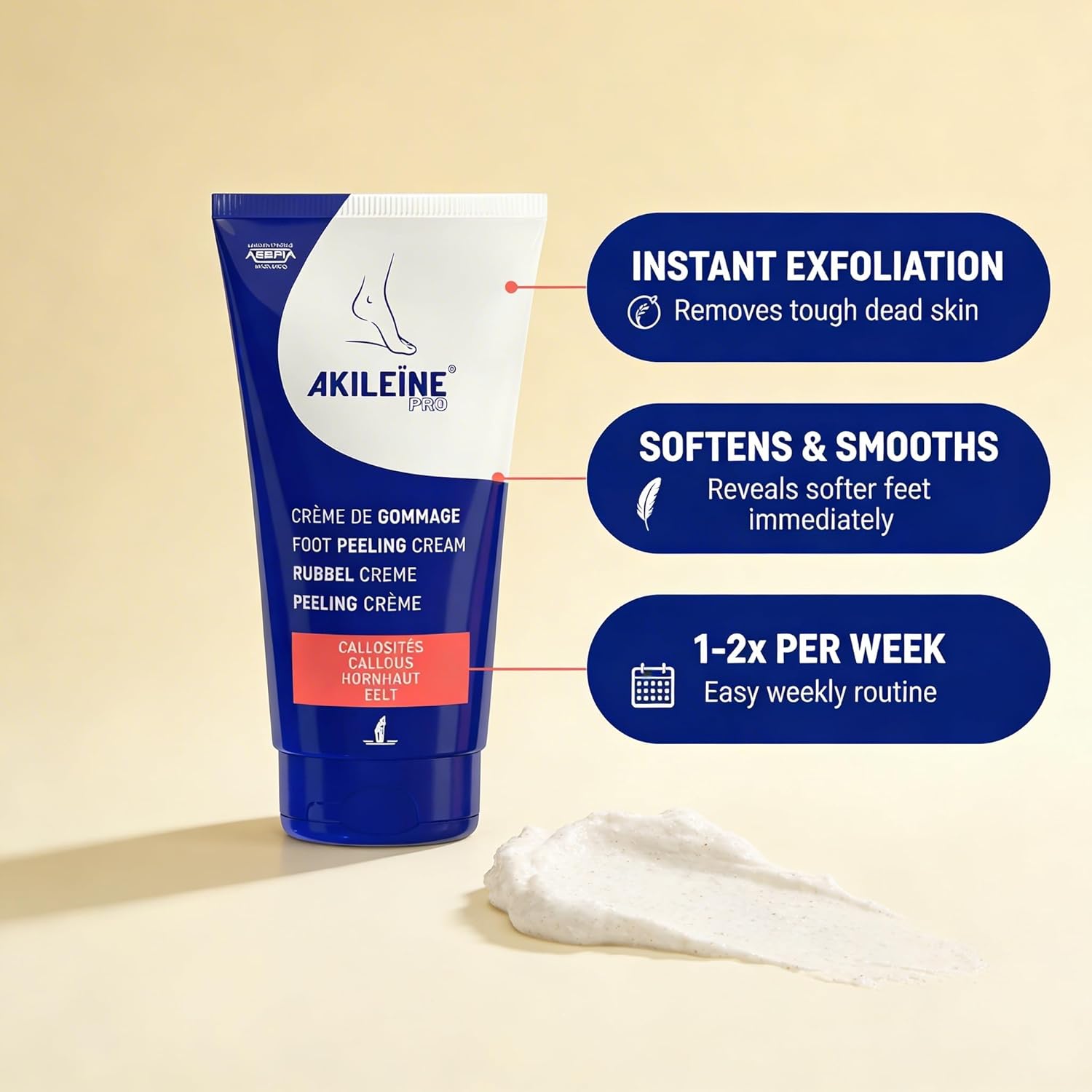 Foot Peeling Gommage Cream for Dry Feet with Calluses (150ml)