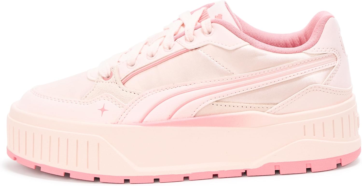 PUMA Women's Karmen II Idol Sneaker, Jasmine Flower-Pinkscape, 6
