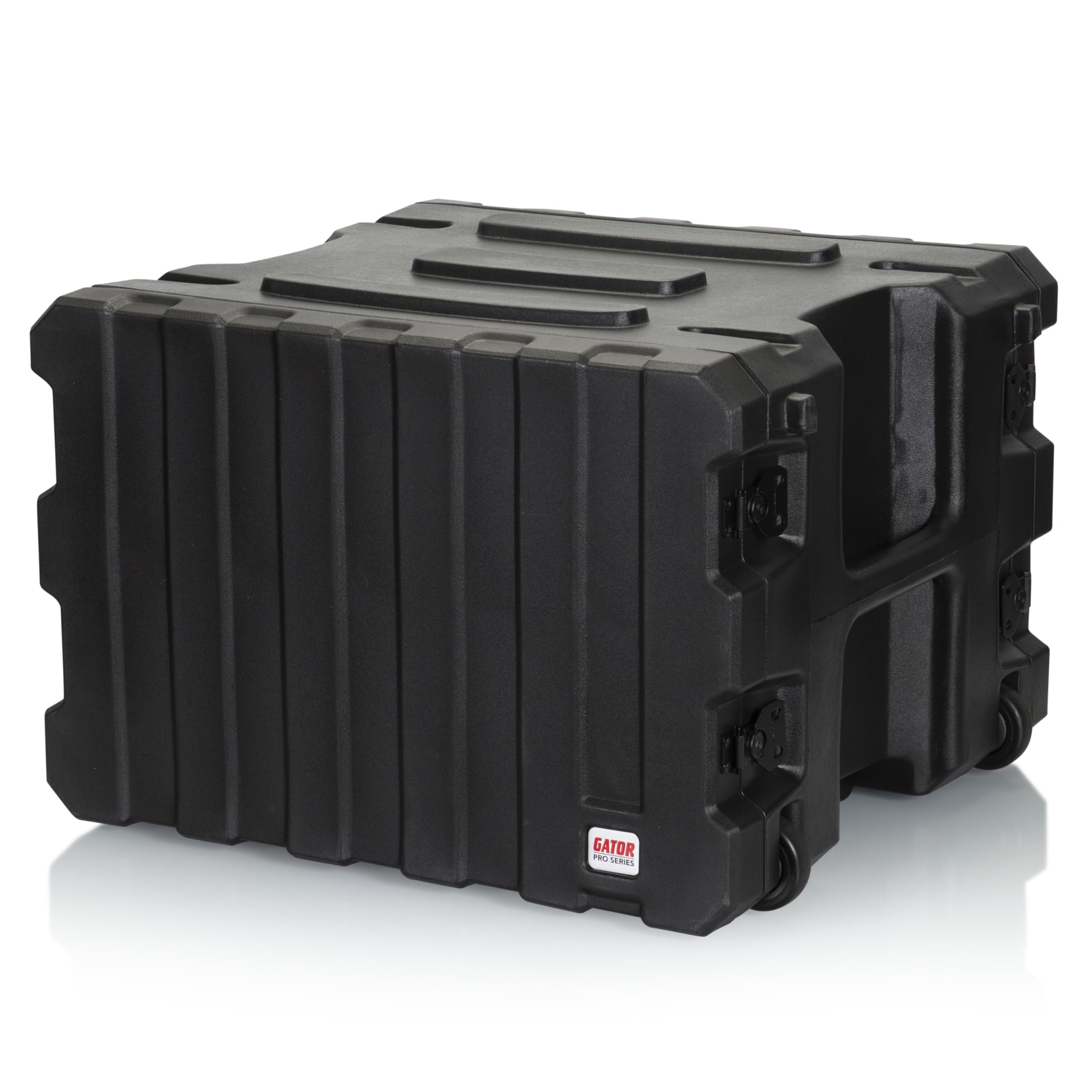 Gator Cases 8U rolling rack case with recessed wheels | Mubboo