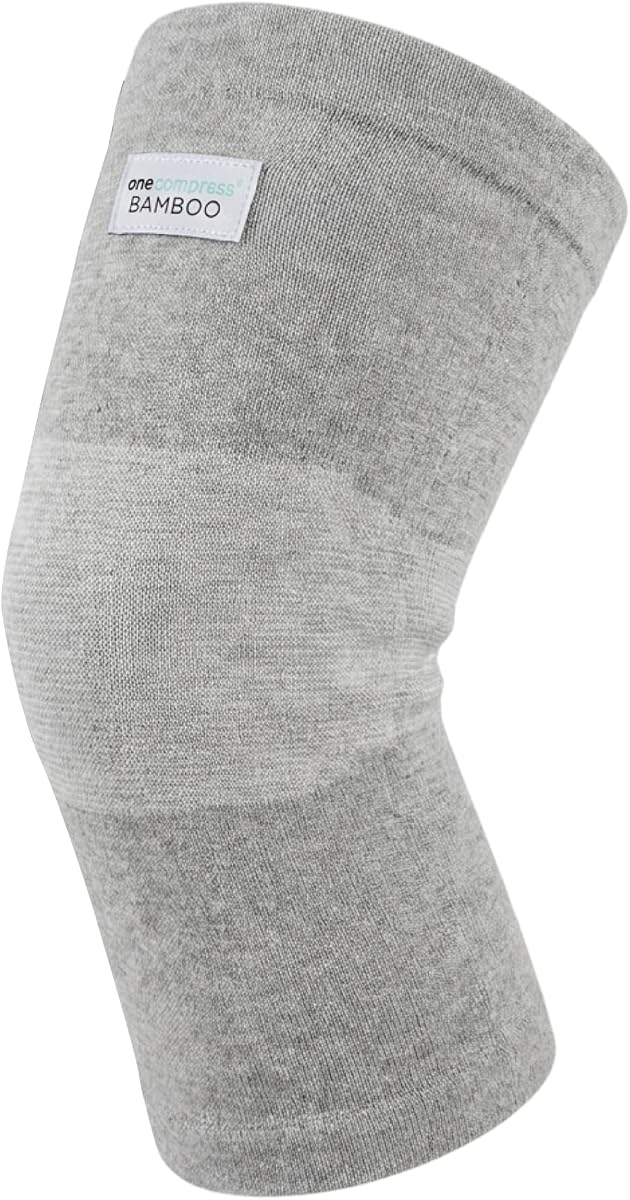 Bamboo Compression Knee Sleeve for Women & Men, Knees Support | Bamboo Sleeve For Knee Pain & Support, Knees Support Brace for Stiff, Sore Joints, Breathable Fit for Walking