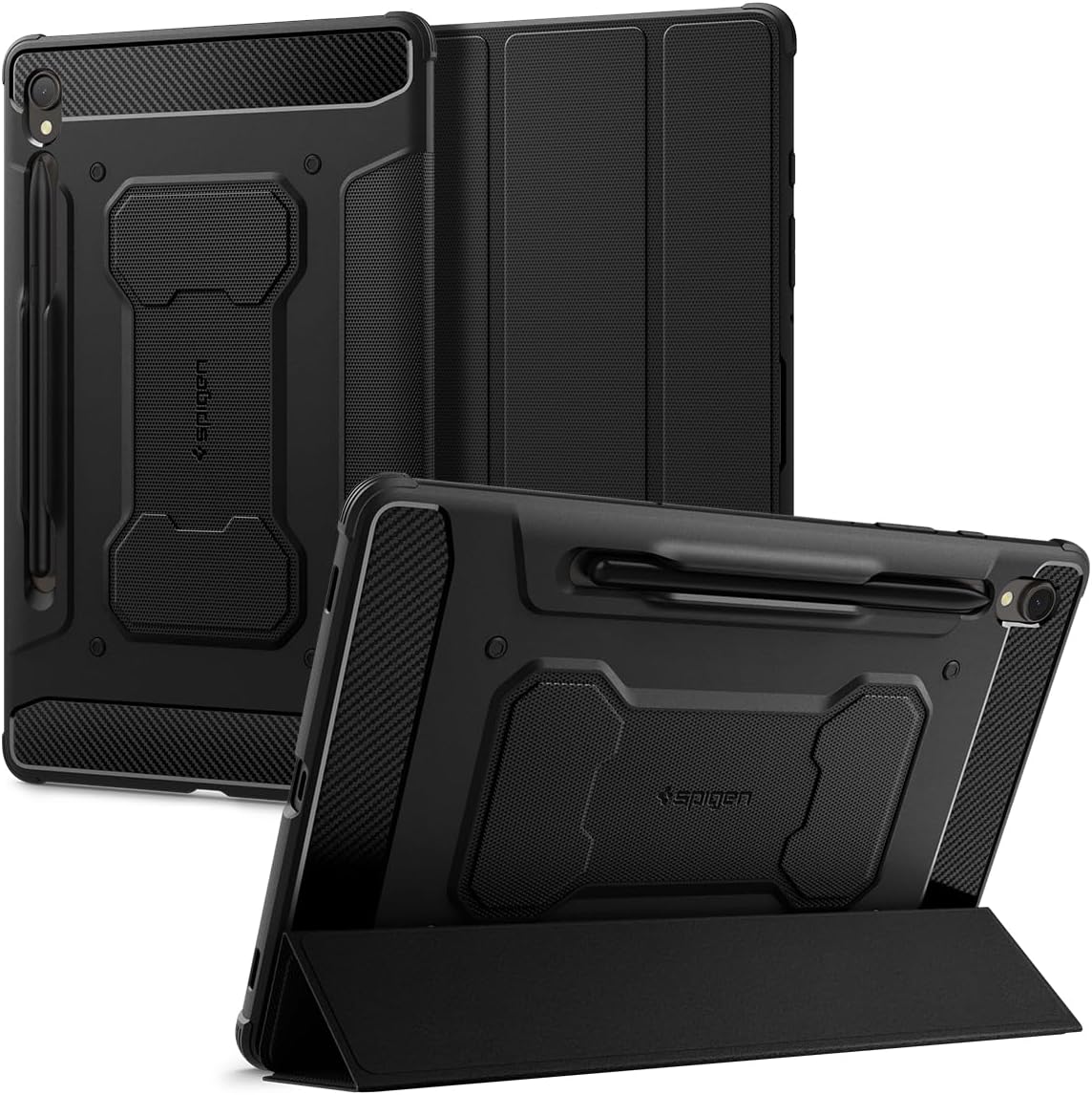 Rugged Armor Pro Case Compatible with Samsung Galaxy Tab S9 (2023) - Black
